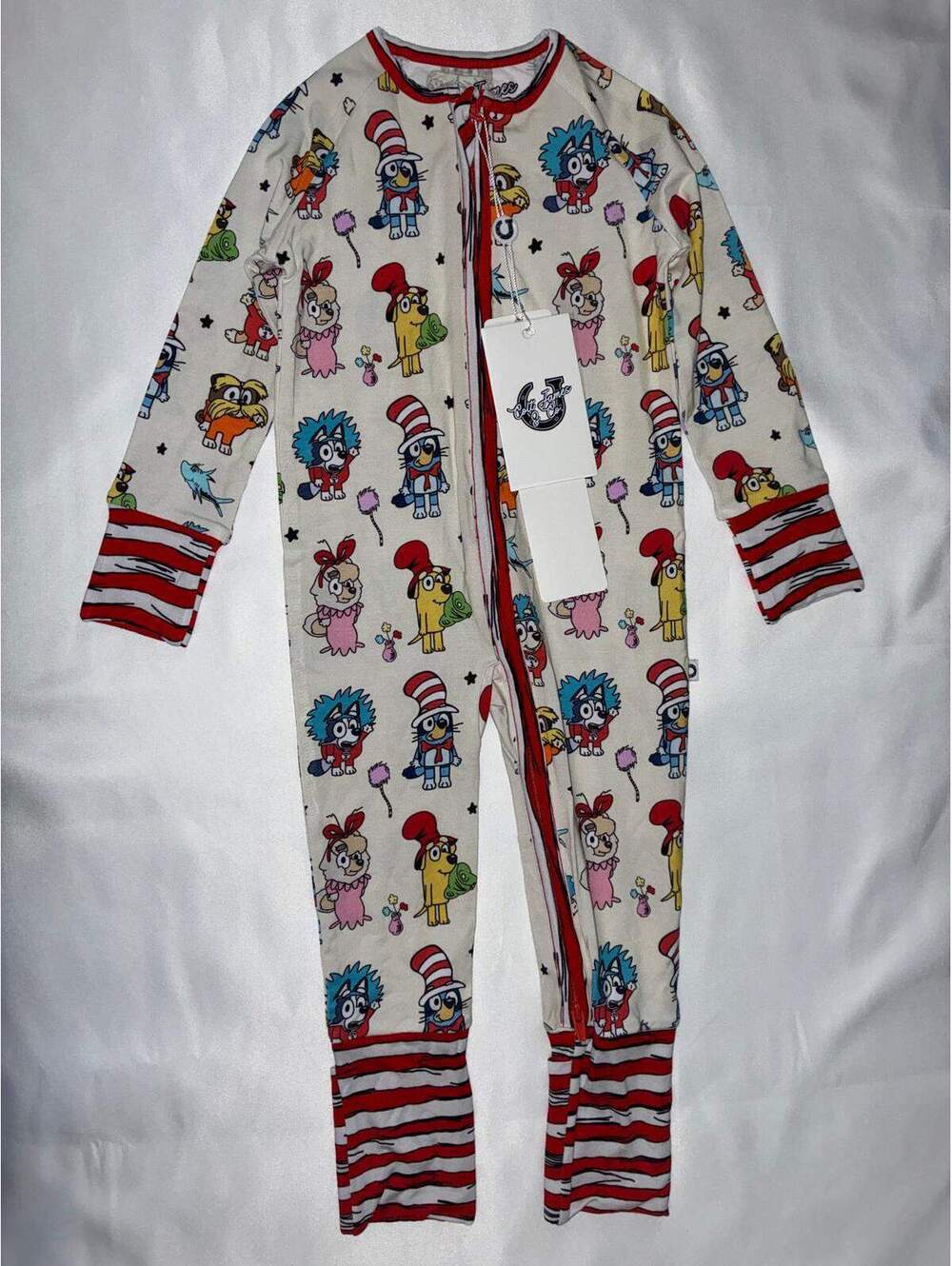 Colt James Bamboo Bluey Dr. Seuss Zippy 12/18M NWT